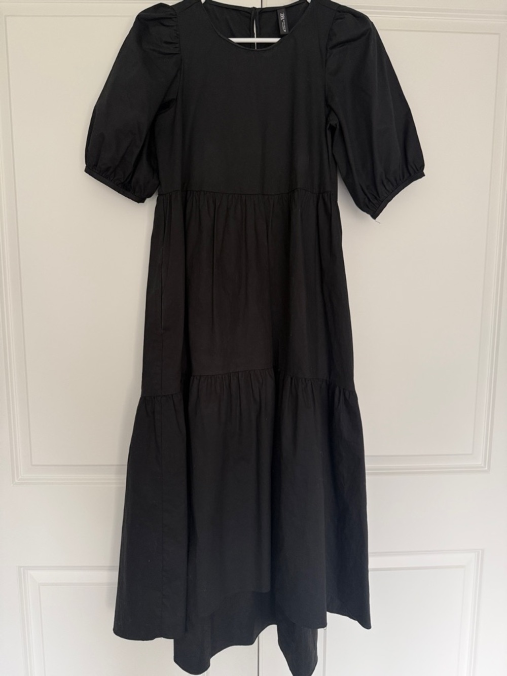 Zara Black High Low Maxi Dress